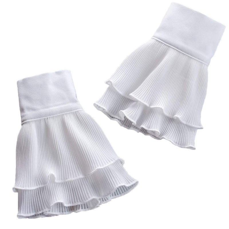 YAKEFJ Wrist Cuffs Lace Detachable Fake Sleeve Cuffs for Women - Image 1